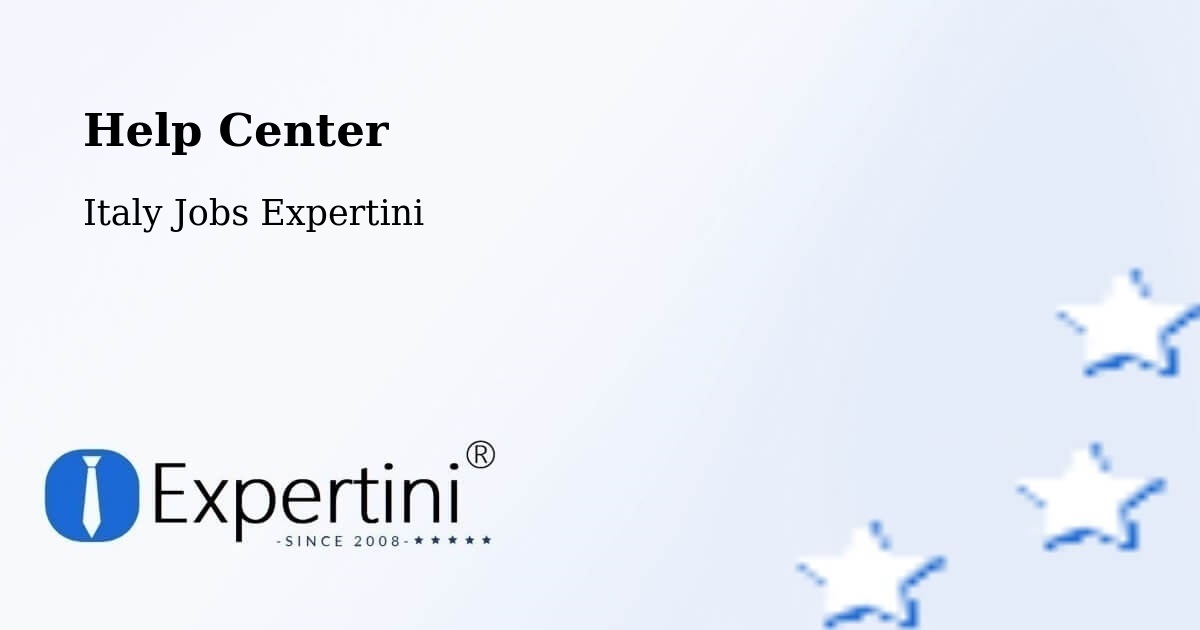 Help Center – Bari - Italy Jobs Expertini