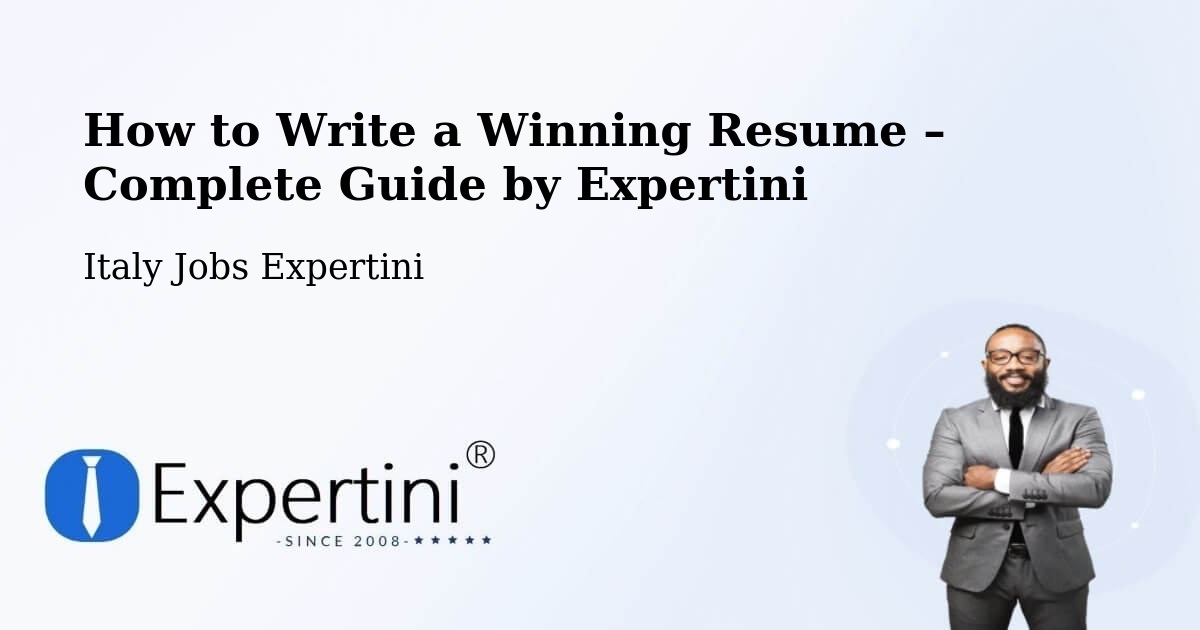Resume Writing Guide for Job Seekers – Bari - Bari, Italy Jobs Expertini